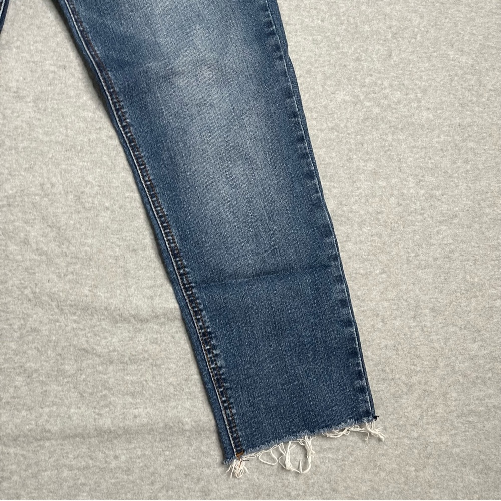 BP Jeans Womens 26 Straight Leg Denim Blue Light Wash Faded - Picture 6 of 14